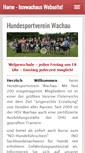 Mobile Screenshot of hsvwachau.at